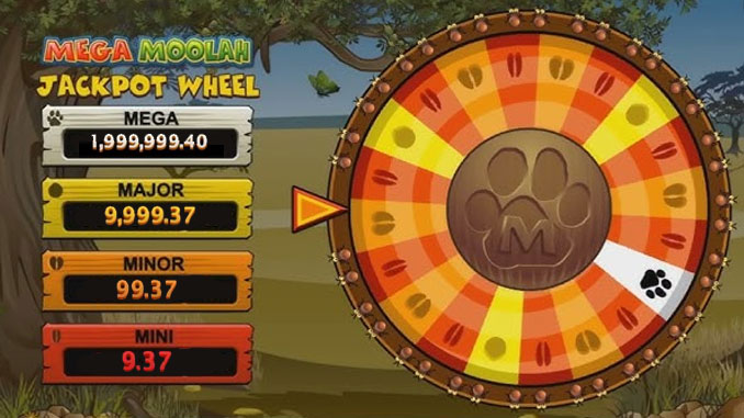 Mega Moolah Jackpot Wheel