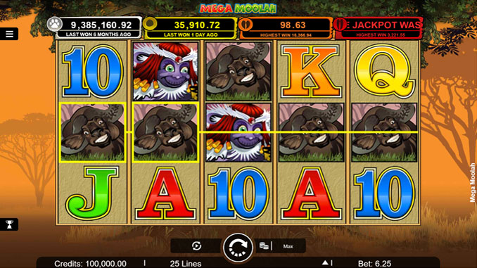 Mega Moolah Matching Symbols